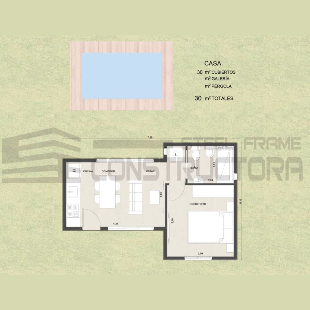 MODELO 1 DORMITORIO
